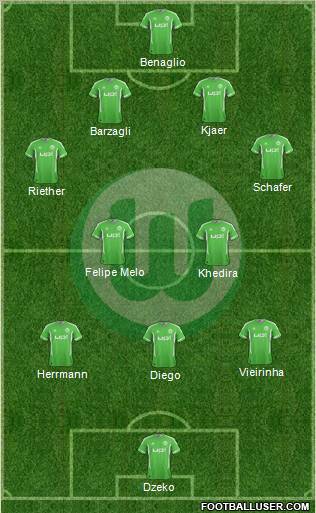 VfL Wolfsburg Formation 2012