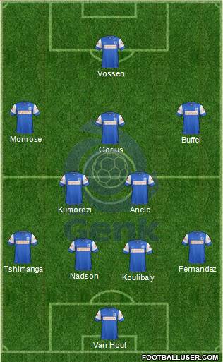 K Racing Club Genk Formation 2012