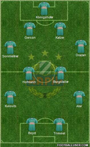 SK Rapid Wien Formation 2012