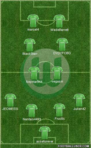 VfL Wolfsburg Formation 2012