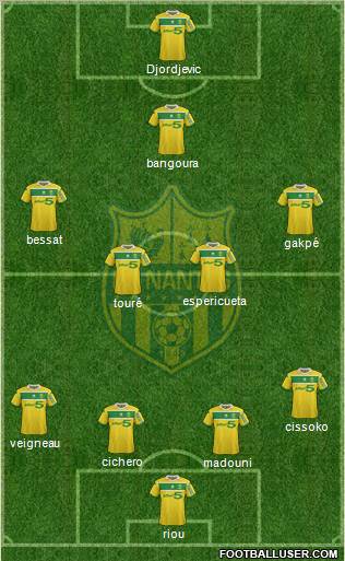 FC Nantes Formation 2012