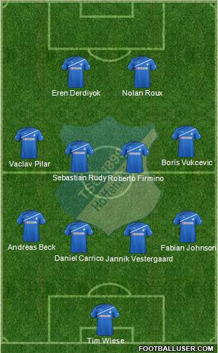 TSG 1899 Hoffenheim Formation 2012