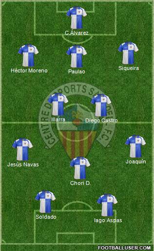 C.E. Sabadell Formation 2012