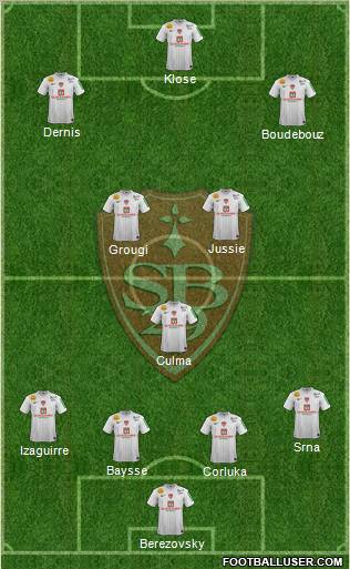 Stade Brestois 29 Formation 2012