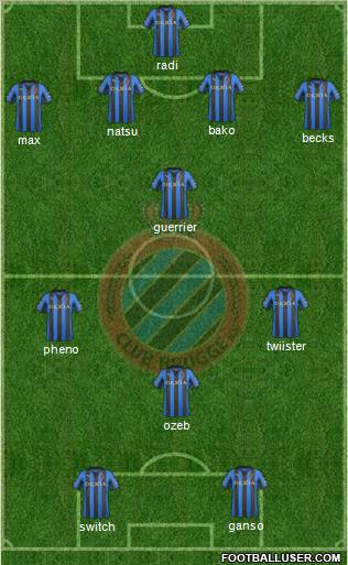 Club Brugge KV Formation 2012