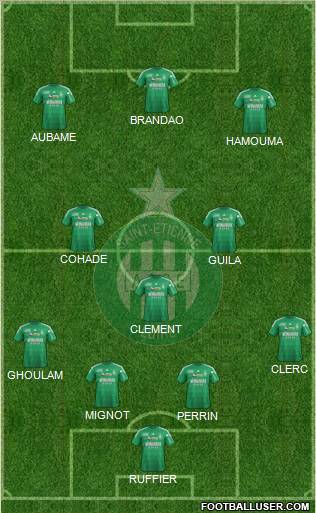 A.S. Saint-Etienne Formation 2012