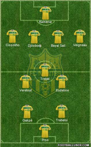 FC Nantes Formation 2012