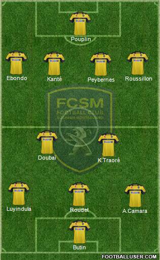 FC Sochaux-Montbéliard Formation 2012