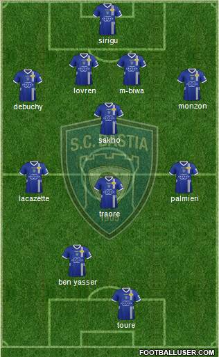 Sporting Club Bastia Formation 2012