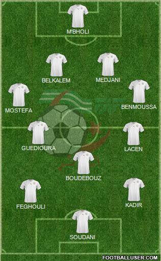 Algeria Formation 2012