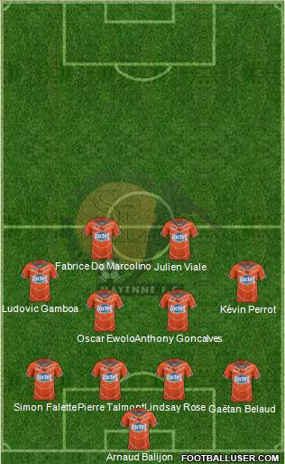 Stade Lavallois Mayenne FC Formation 2012