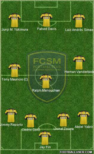 FC Sochaux-Montbéliard Formation 2012