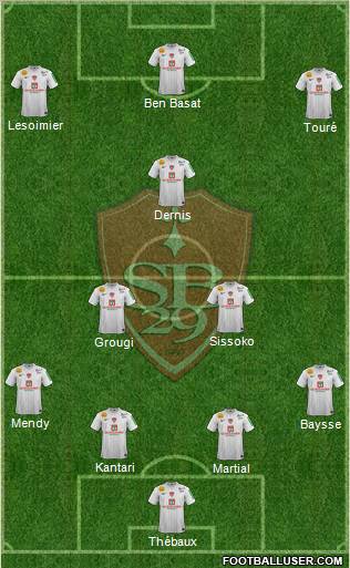 Stade Brestois 29 Formation 2012