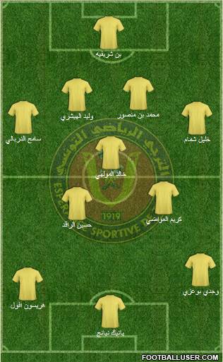 Espérance Sportive de Tunis Formation 2012