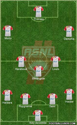 A.S. Nancy Lorraine Formation 2012