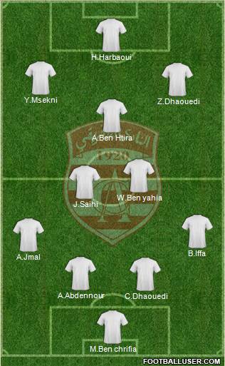 Club Africain Tunis Formation 2012