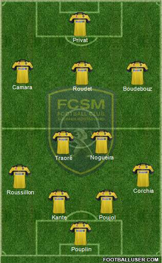 FC Sochaux-Montbéliard Formation 2012