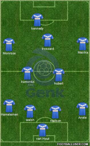 K Racing Club Genk Formation 2012