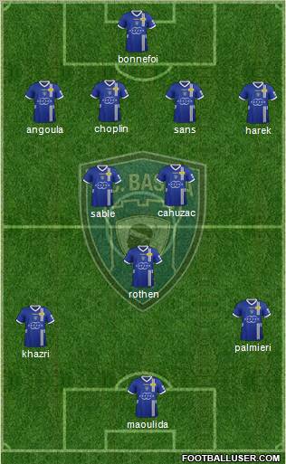 Sporting Club Bastia Formation 2012