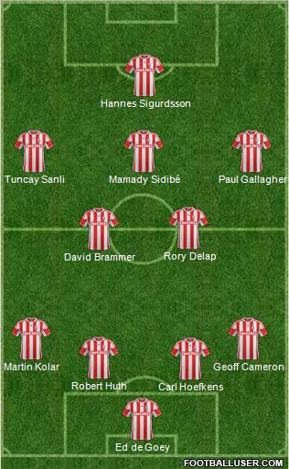 Stoke City Formation 2012