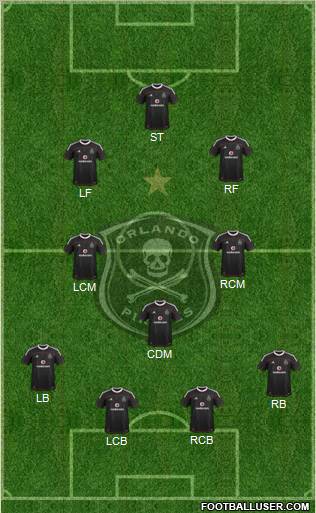 Orlando Pirates Formation 2012