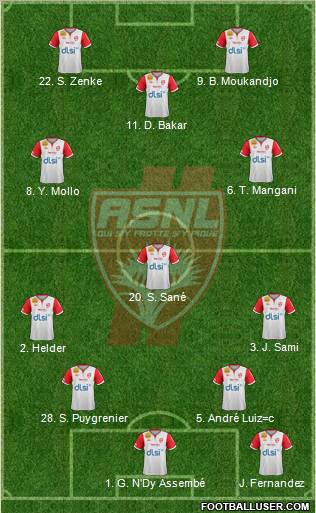 A.S. Nancy Lorraine Formation 2012