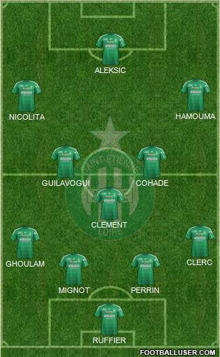 A.S. Saint-Etienne Formation 2012