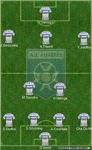 A.J. Auxerre Formation 2012