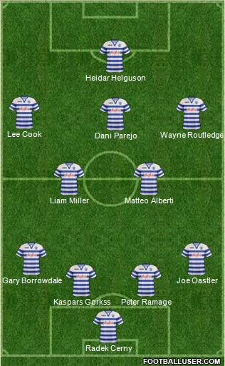 Queens Park Rangers Formation 2012