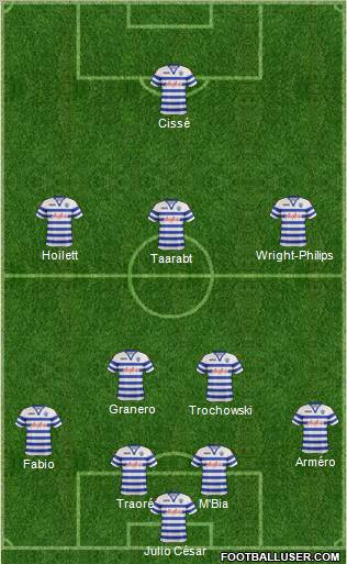 Queens Park Rangers Formation 2012