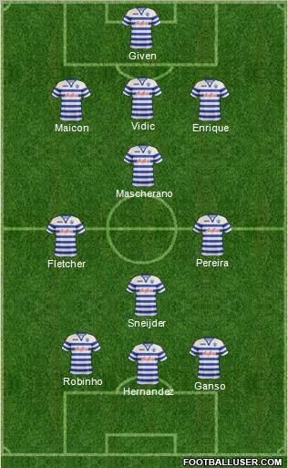 Queens Park Rangers Formation 2012