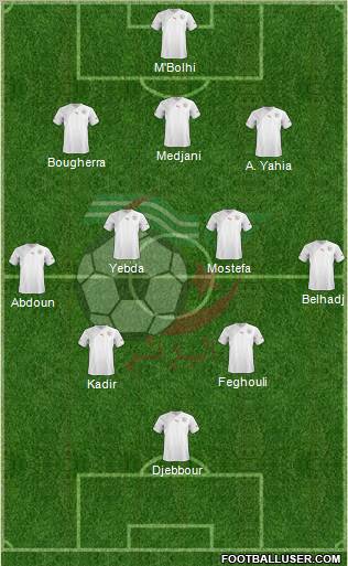 Algeria Formation 2012