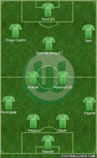 VfL Wolfsburg Formation 2012