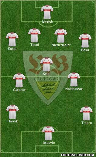 VfB Stuttgart Formation 2012