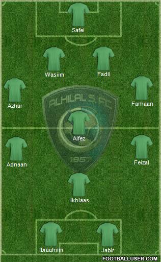 Al-Hilal (KSA) Formation 2012