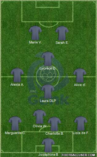 K Racing Club Genk Formation 2012