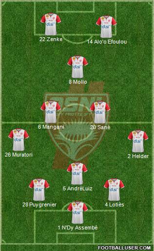 A.S. Nancy Lorraine Formation 2012