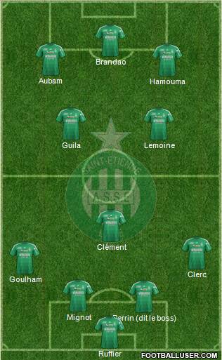 A.S. Saint-Etienne Formation 2012