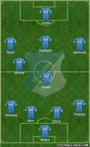 TSG 1899 Hoffenheim Formation 2012