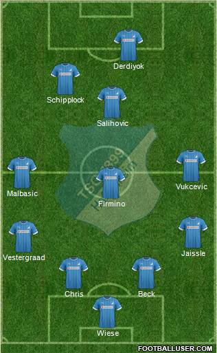 TSG 1899 Hoffenheim Formation 2012