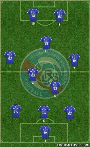 Racing Club de Strasbourg-Football Formation 2012