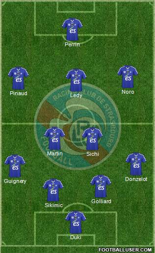 Racing Club de Strasbourg-Football Formation 2012