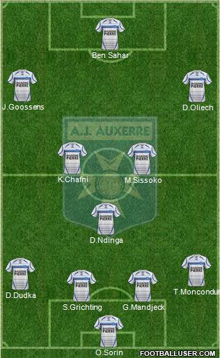 A.J. Auxerre Formation 2012