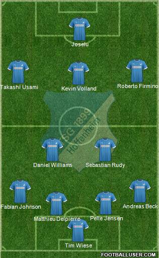 TSG 1899 Hoffenheim Formation 2012