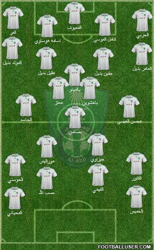 Al-Ahli (KSA) Formation 2012