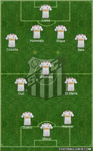 Santos FC Formation 2012