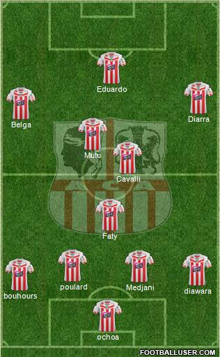 Athletic Club Ajaccien Football Formation 2012