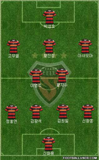 Pohang Steelers Formation 2012