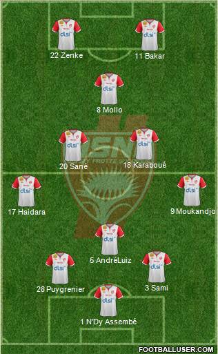 A.S. Nancy Lorraine Formation 2012