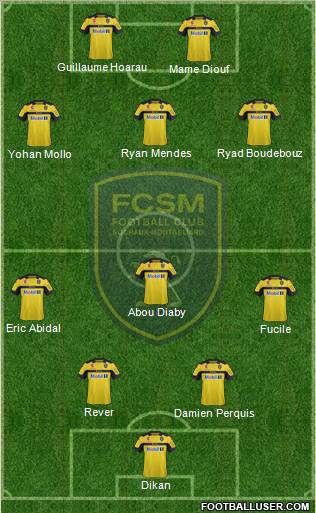 FC Sochaux-Montbéliard Formation 2012